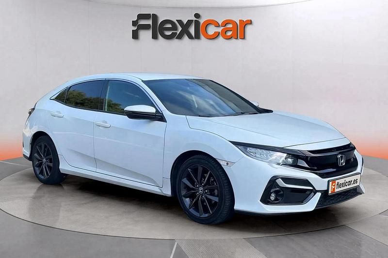 Blanco Usado 2021 Honda Civic Elegance Utilitario | 20.690 € (Precio justo) - Imagen 1/4