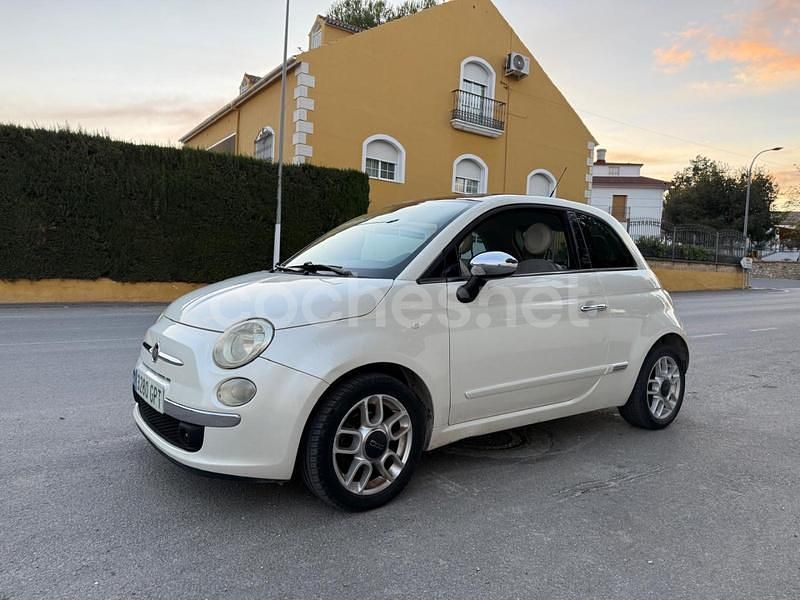 Usado Fiat 500 Lounge 69 CV (50 kW) 2009 Blanco Descapotable