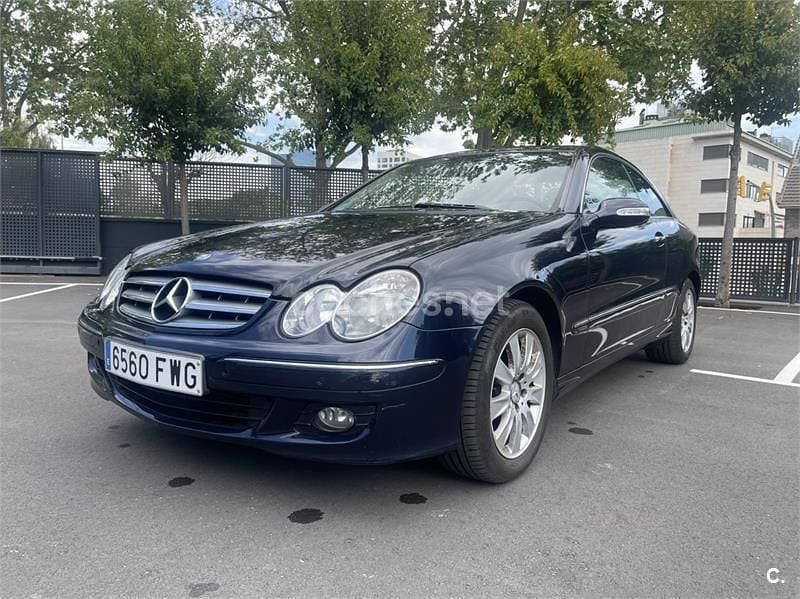 Usado Mercedes CLK200 Elegance 163 CV (119 kW) 2006 Azul Coupe