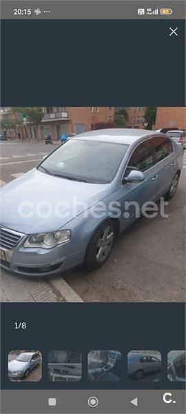 Usado VW Passat Advance 140 CV (102 kW) 2005 Gris / plata Berlina