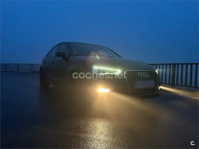 Usado Audi A3 150 CV (110 kW) 2016 Negro Berlina