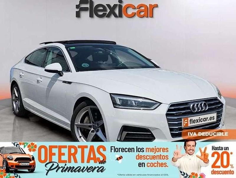 Usado Audi A5 Sportback 218 CV (160 kW) 2017 Blanco Utilitario