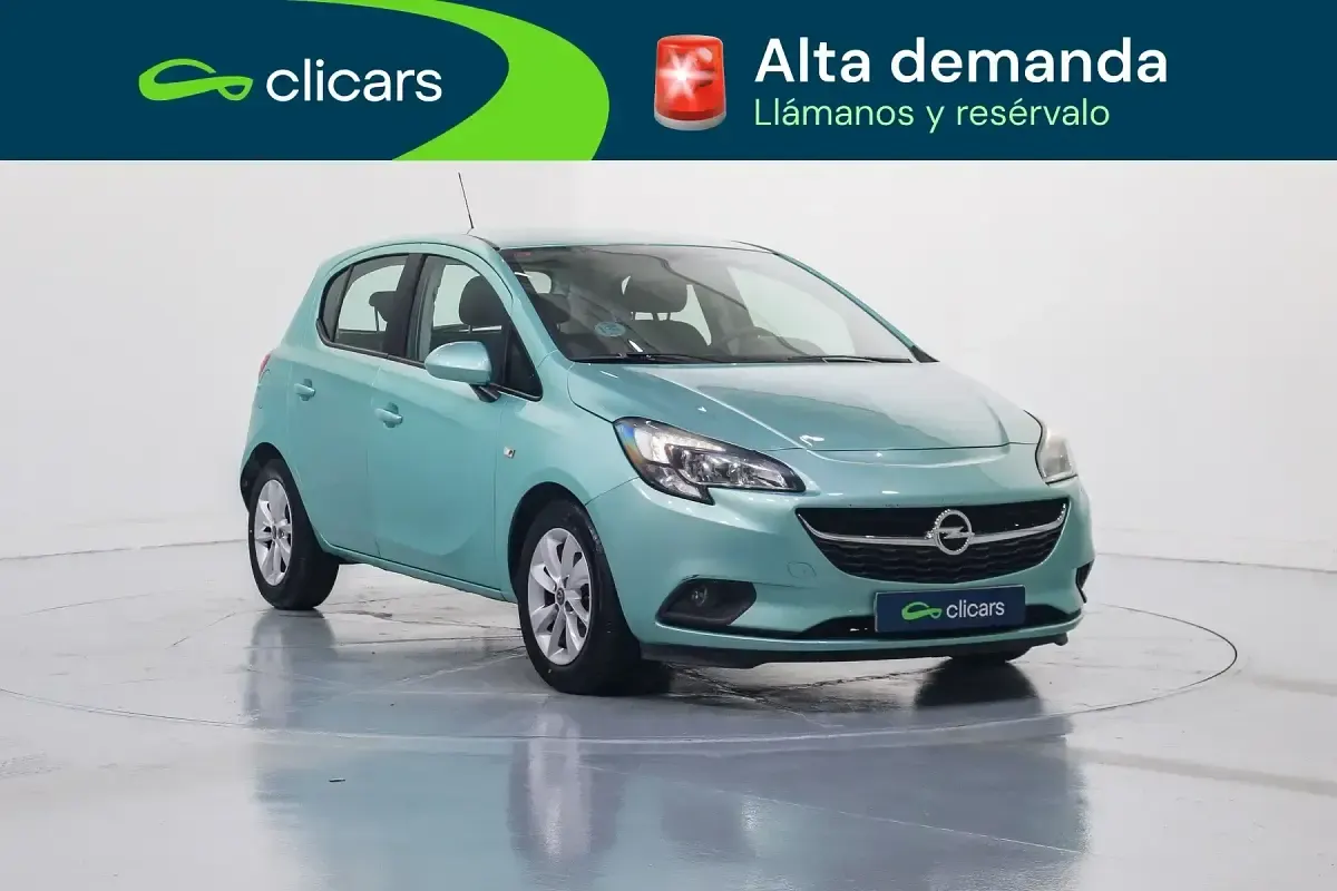 Usado Opel Corsa Selective 90 CV (66 kW) 2016 Azul Utilitario