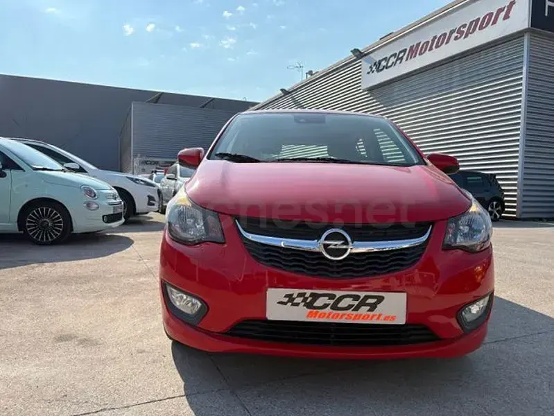 Usado Opel Karl Selective 75 CV (55 kW) 2016 Rojo Utilitario