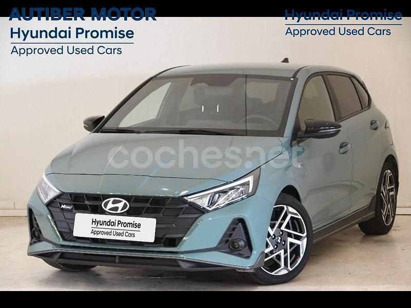 Verde Usado 2024 Hyundai i20 N Line Berlina | 18.900 € (Precio justo) - Imagen 1/4