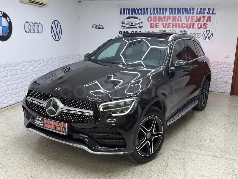 Usado Mercedes GLC300e 306 CV (225 kW) 2022 Negro SUV