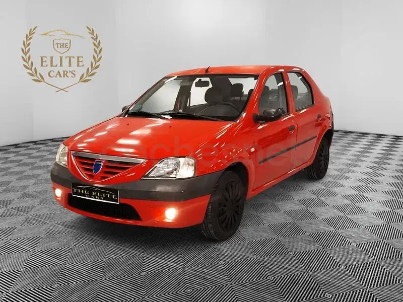 Usado Dacia Logan Ambiance 75 CV (55 kW) 2007 Rojo Berlina