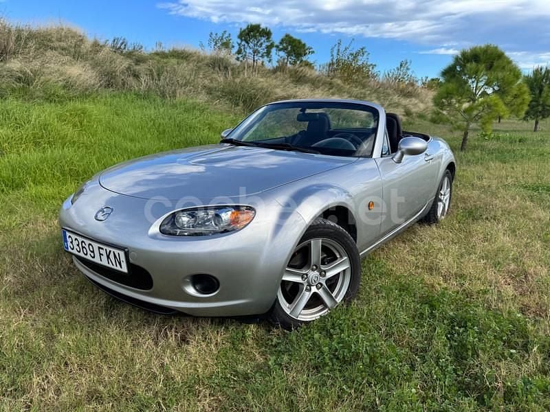 Gris / plata Usado 2007 Mazda MX5 Active Descapotable | 10.000 € (Precio justo) - Imagen 1/4
