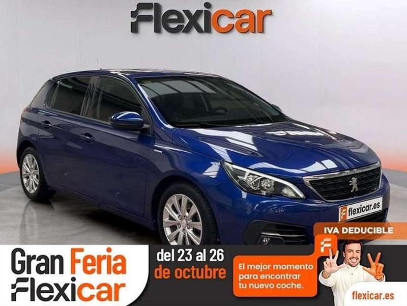 Azul Usado 2020 Peugeot 308 Allure Familiar | 10.390 € (Buen precio) - Imagen 1/4