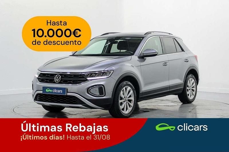Plateado Usado 2022 VW T-Roc Life SUV | 18.590 € (Super precio) - Imagen 1/4