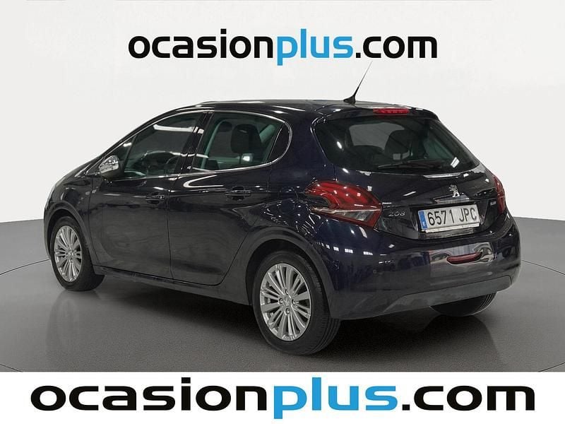 Usado Peugeot 208 Allure 100 CV (73 kW) 2016 Azul Utilitario