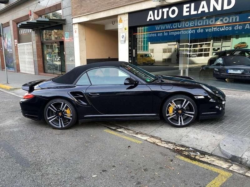 Usado Porsche 911 Turbo S Cabriolet 530 CV (389 kW) 2011 Negro Descapotable