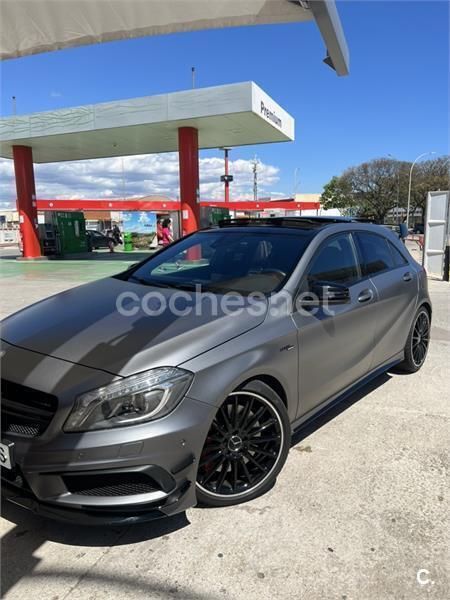 Gris / plata Usado 2014 Mercedes A45 AMG AMG Berlina | 30.500 € (Precio justo) - Imagen 1/4
