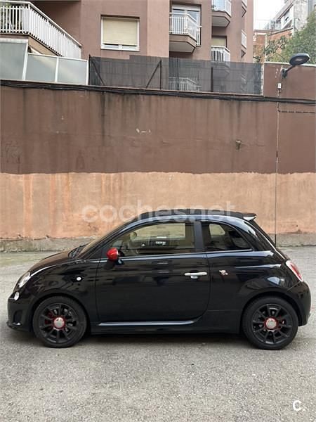 Usado Abarth 500C 140 CV (102 kW) 2015 Negro Descapotable