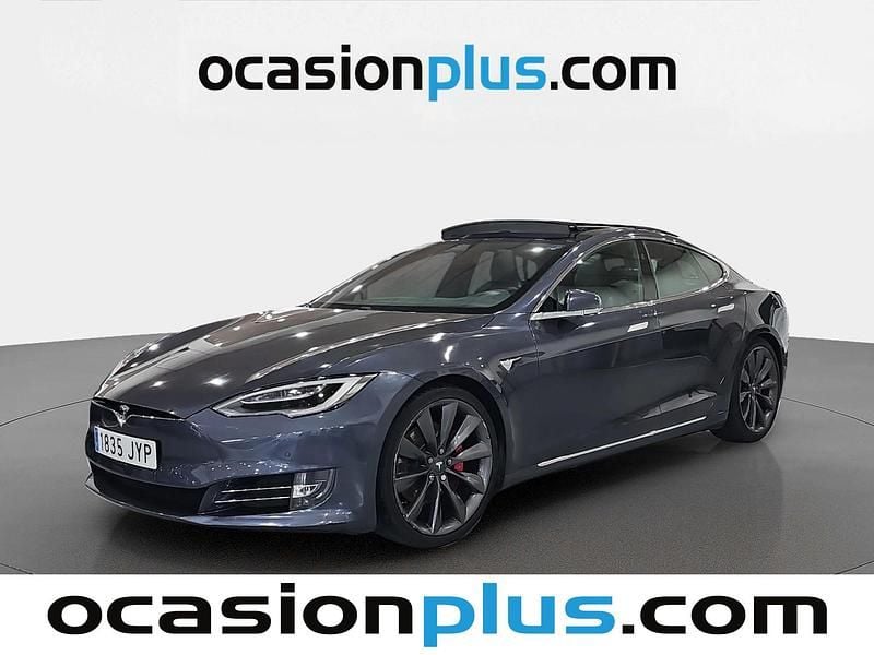 Gris Usado 2017 Tesla Model S Utilitario | 27.676 € (Buen precio) - Imagen 1/4