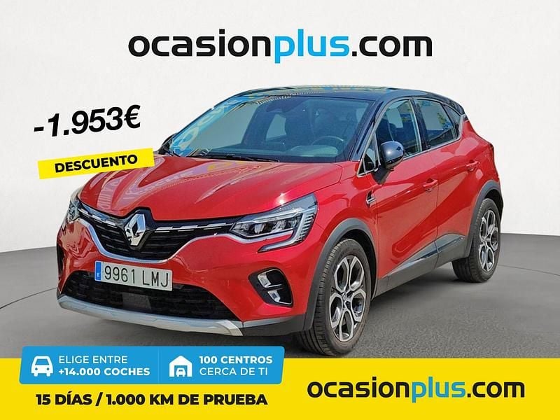 Rojo Usado 2021 Renault Captur Zen SUV | 21.490 € (Precio justo) - Imagen 1/4