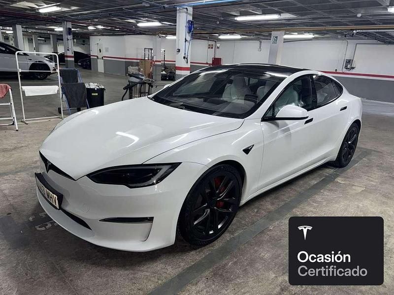 Usado Tesla Model S Plaid 550 kW (749 CV) 2023 Blanco Utilitario