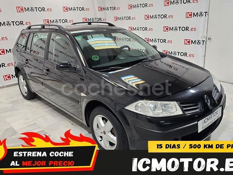 Negro Usado 2006 Renault Mégane GrandTour Dynamique Familiar | 3999 € (Precio justo) - Imagen 1/4