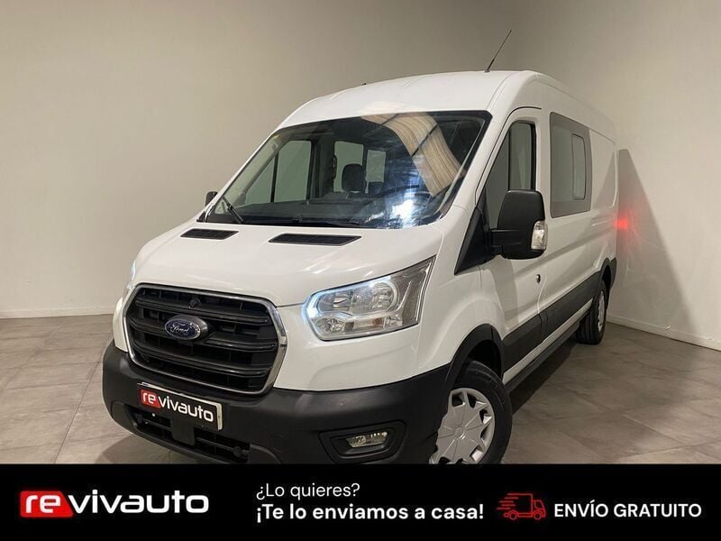 Blanco Usado 2022 Ford Transit Familiar | 27.990 € (Un poco caro) - Imagen 1/4