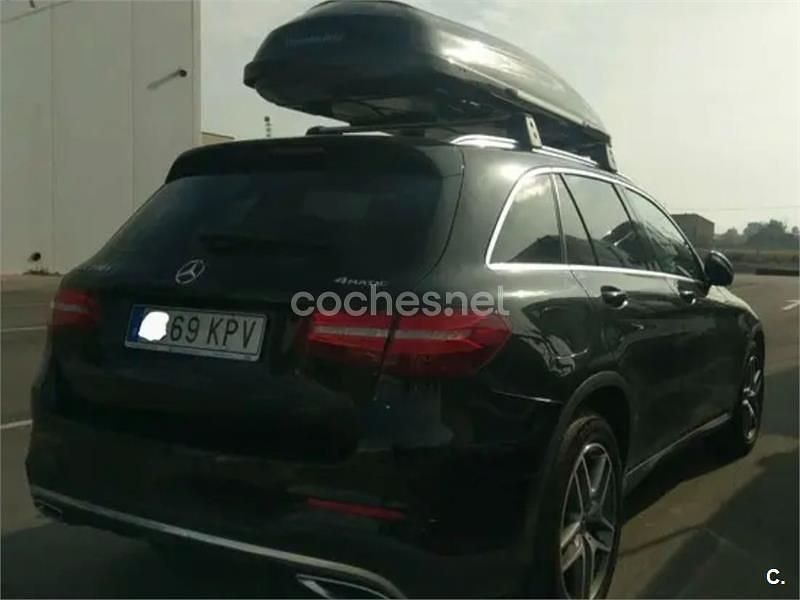 Usado Mercedes GLC220 170 CV (125 kW) 2018 Negro SUV