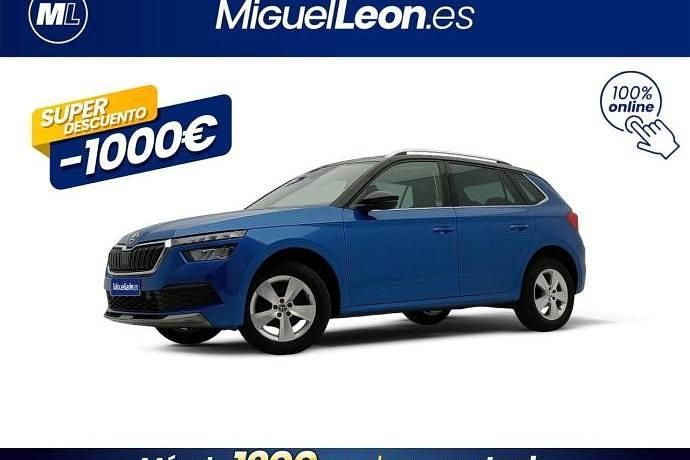 Azul Usado 2021 Skoda Kamiq Ambition SUV | 14.985 € (Precio justo) - Imagen 1/3