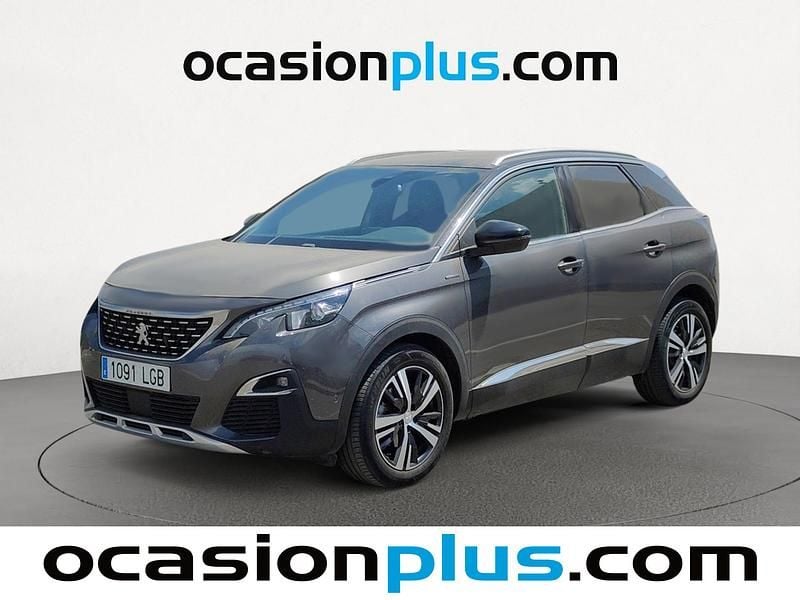 Gris Usado 2020 Peugeot 3008 GT-line SUV | 18.537 € (Buen precio) - Imagen 1/4