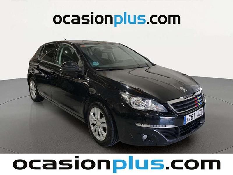 Usado Peugeot 308 Style 131 CV (96 kW) 2017 Negro Utilitario