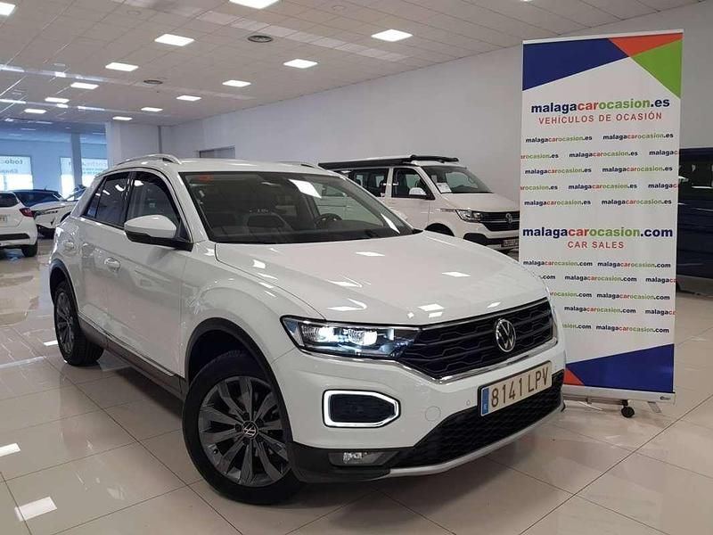 Blanco Usado 2021 VW T-Roc Sport SUV | 21.175 € (Precio justo) - Imagen 1/4
