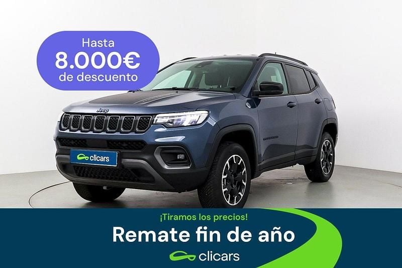 Azul Usado 2024 Jeep Compass Trailhawk SUV | 27.990 € (Precio justo) - Imagen 1/4