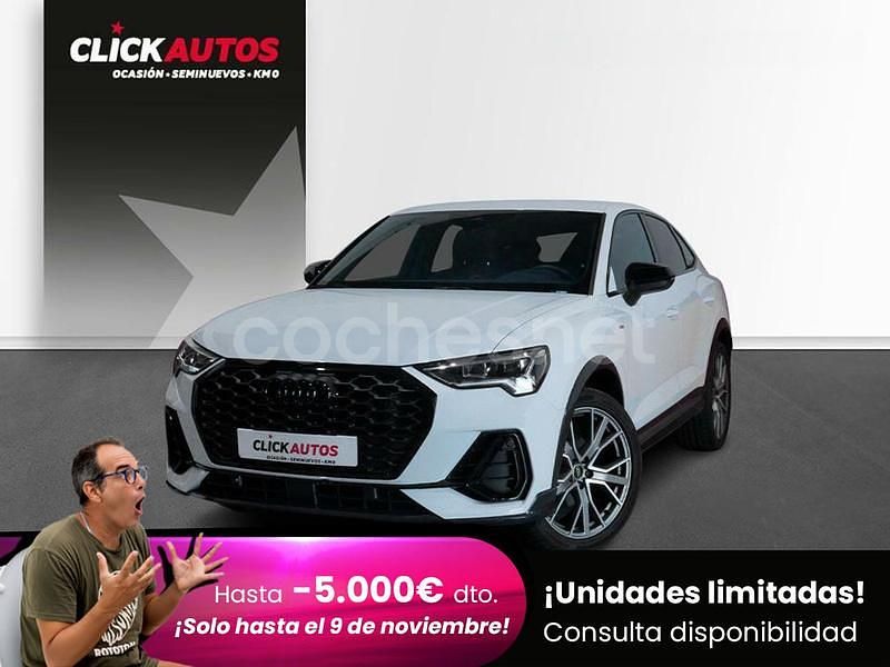 Blanco Usado 2024 Audi Q3 Sportback SUV | 43.550 € (Un poco caro) - Imagen 1/4