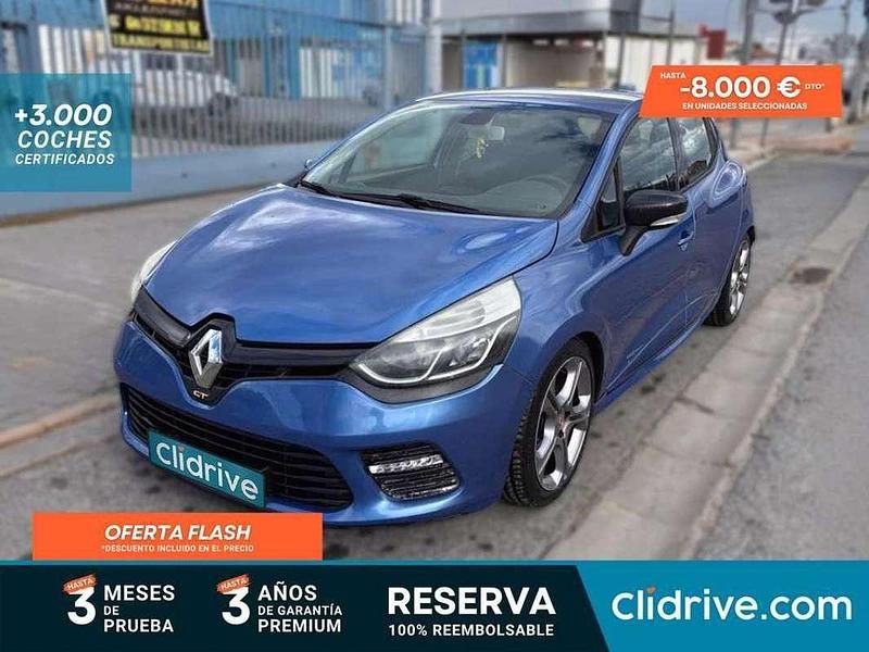 Usado Renault Clio IV GT 120 CV (88 kW) 2016 Azul Berlina