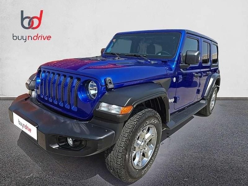 Azul Usado 2020 Jeep Wrangler Unlimited Sport SUV | 47.990 € (Precio justo) - Imagen 1/4