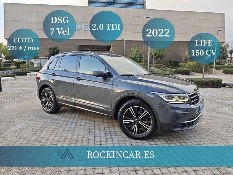 Usado VW Tiguan Life 150 CV (110 kW) 2022 Gris / plata SUV