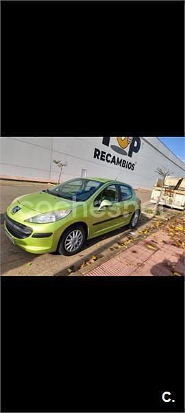 Usado Peugeot 207 75 CV (55 kW) 2007 Verde Berlina