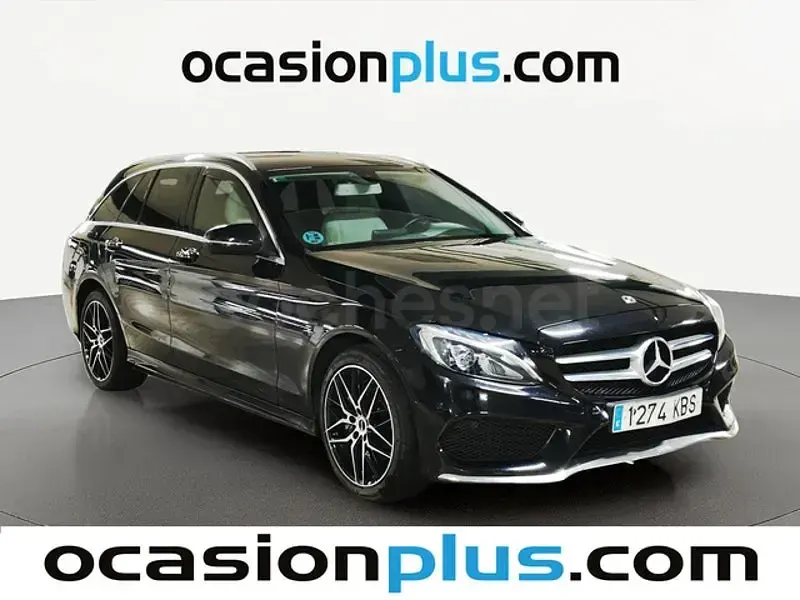 Usado Mercedes C220 170 CV (125 kW) 2017 Negro Familiar