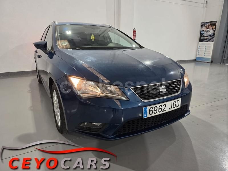 Azul Usado 2015 Seat Leon Style Familiar | 9300 € (Precio justo) - Imagen 1/4