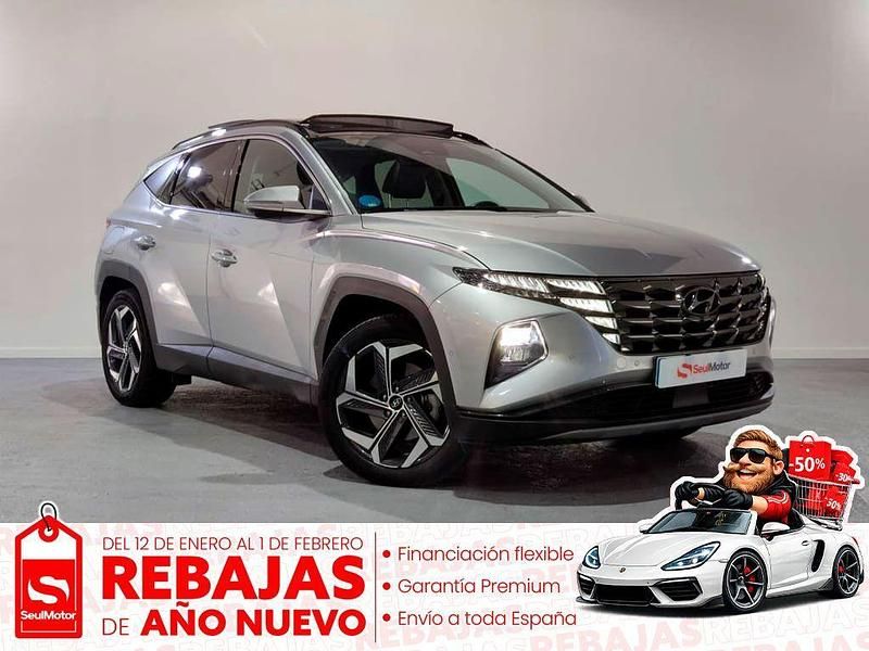 Gris / plata Usado 2023 Hyundai Tucson Style SUV | 32.890 € (Caro) - Imagen 1/4