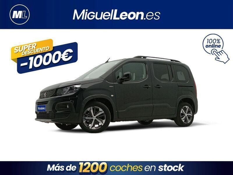 Negro Usado 2019 Peugeot Rifter GT-line Monovolumen | 17.985 € (Precio justo) - Imagen 1/3