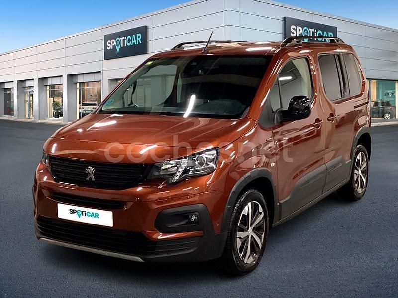 Marrón Usado 2020 Peugeot Rifter GT-line Monovolumen | 21.900 € (Precio justo) - Imagen 1/4