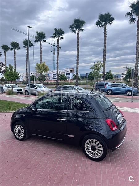 Usado Fiat 500 Lounge 69 CV (50 kW) 2019 Negro Berlina