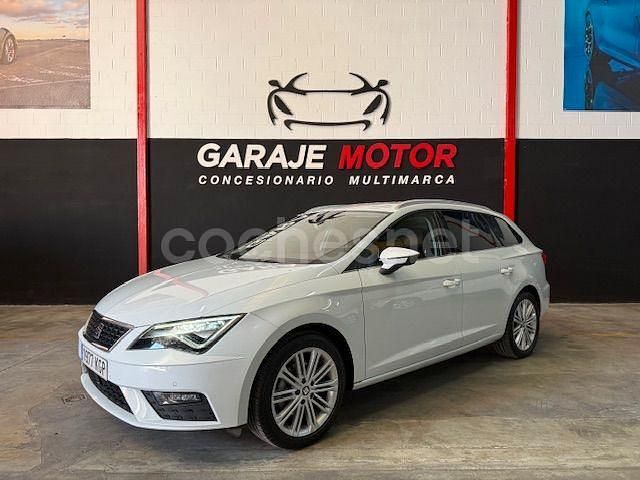 Usado Seat Leon XCELLENCE 150 CV (110 kW) 2018 Blanco Familiar