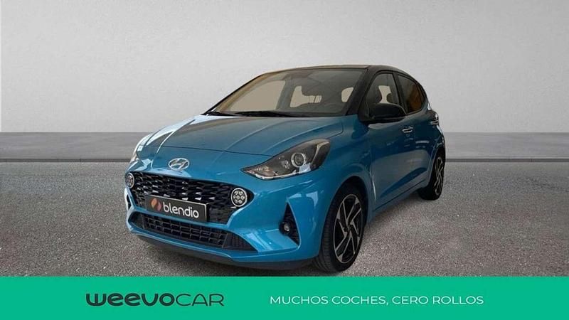 Azul Usado 2022 Hyundai i10 Utilitario | 13.980 € (Un poco caro) - Imagen 1/4