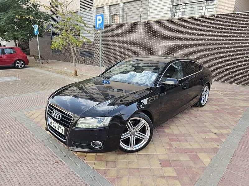 Negro Usado 2012 Audi A5 Sportback Exclusive Utilitario | 10.900 € (Super precio) - Imagen 1/4