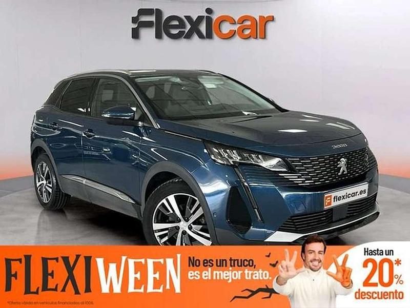 Azul Usado 2021 Peugeot 3008 Allure SUV | 16.970 € (Precio justo) - Imagen 1/4