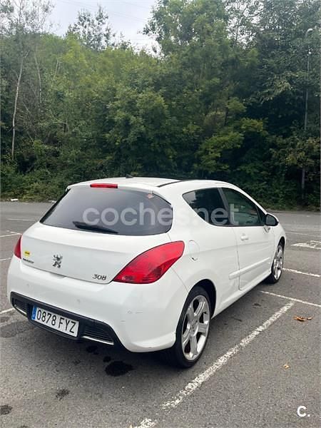 Usado Peugeot 308 GTi 150 CV (110 kW) 2008 Blanco Berlina