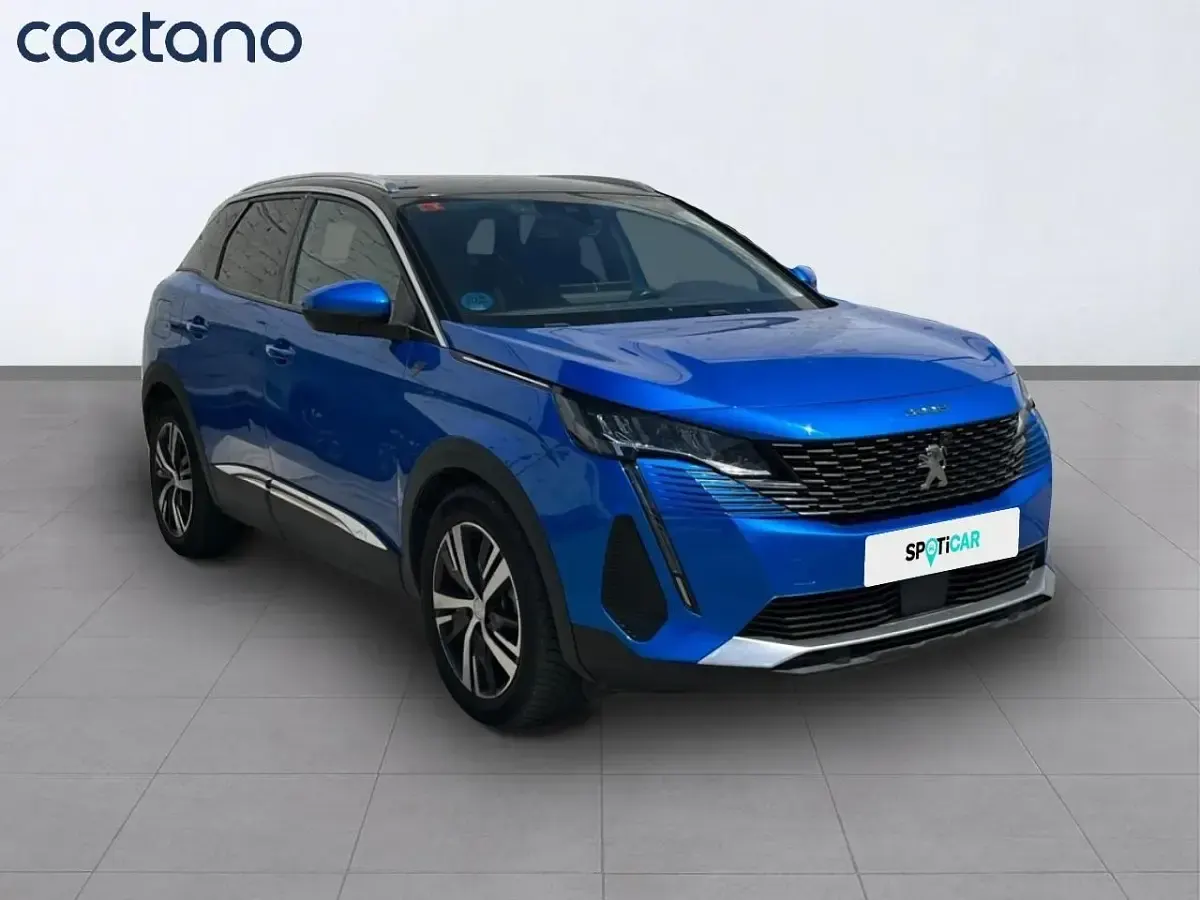 Usado Peugeot 3008 225 CV (165 kW) 2021 Azul SUV
