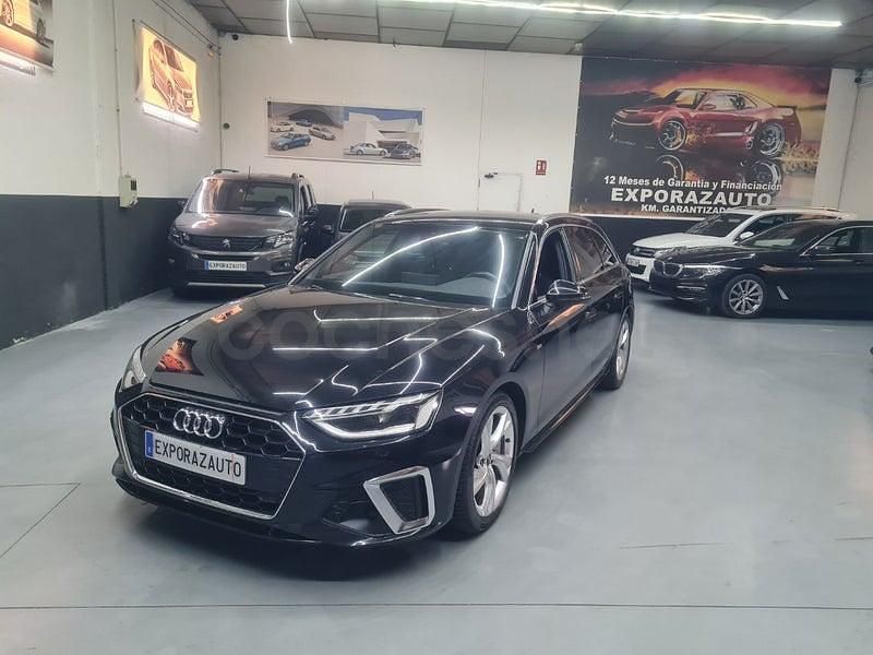 Usado Audi A4 S-Line 204 CV (150 kW) 2021 Negro Familiar
