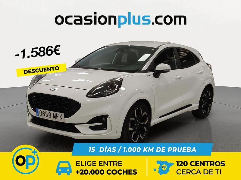 Blanco Usado 2023 Ford Puma ST-Line X SUV | 16.350 € (Precio justo) - Imagen 1/4