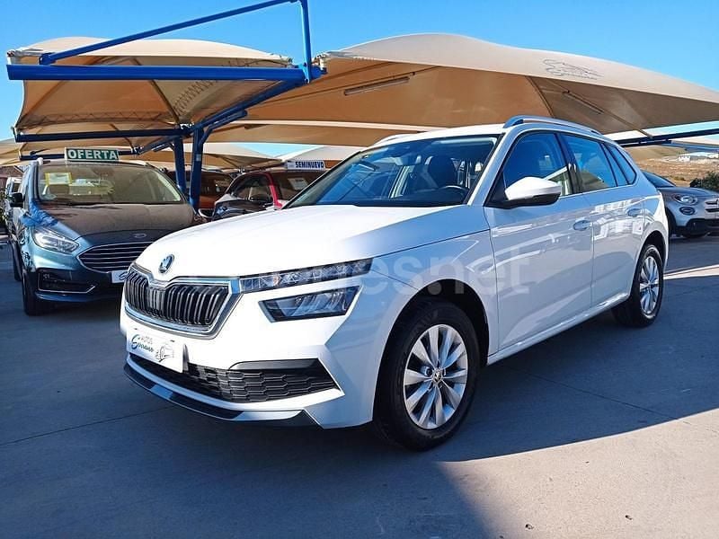 Blanco Usado 2021 Skoda Kamiq Ambition SUV | 18.900 € (Precio justo) - Imagen 1/4