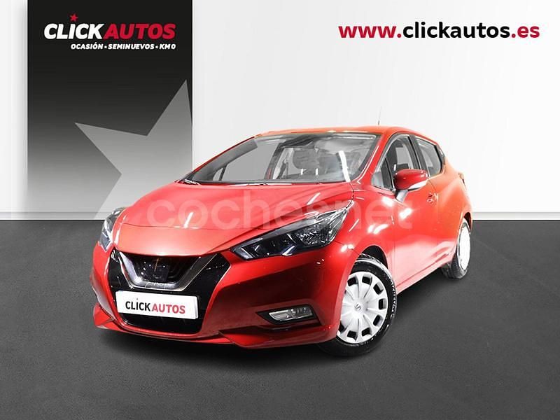 Rojo Usado 2022 Nissan Micra Acenta Utilitario | 14.000 € (Precio justo) - Imagen 1/4